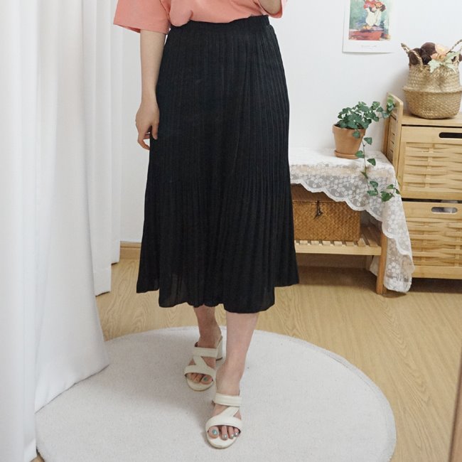 쉬폰주름스커트(2color)_skirt